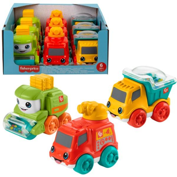 Игрушка каталка Fisher price Транспорт, 3 модели HRP 27