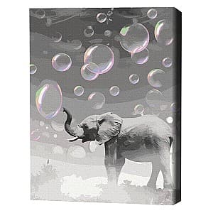 Tablou pe numere BrushMe Elefant visător BS53701