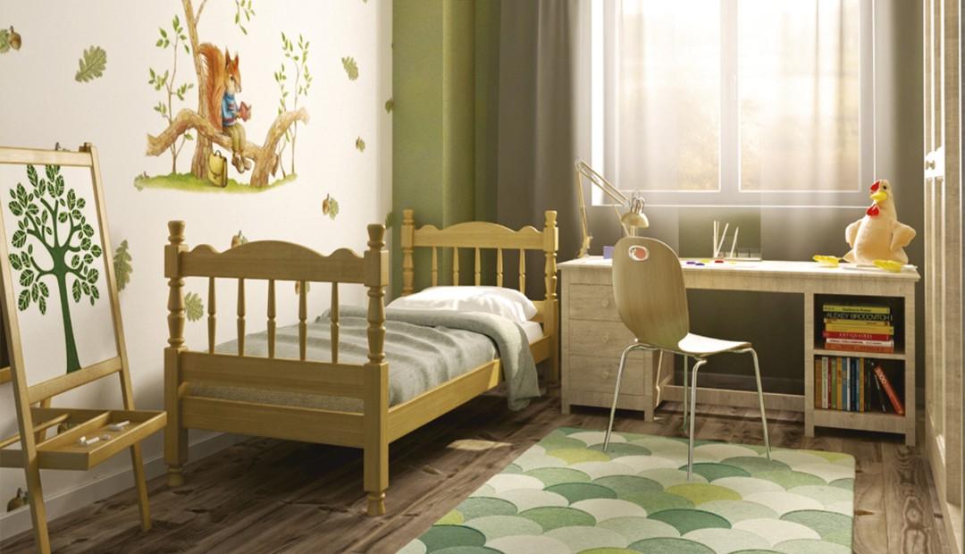 Детская кровать Bravo Алёнка Сосна