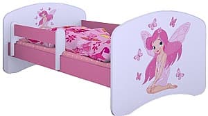 Детская кровать Happy Baby Happy Princess with Butterflies L01 70x140 (White/Pink)
