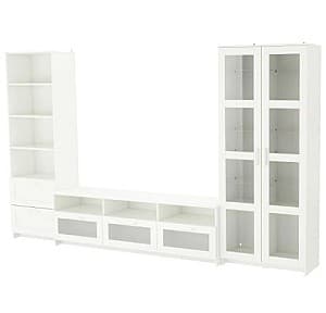 Стенка IKEA Brimnes стекло 320x41x190 Белый