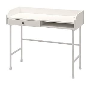 Masa de birou IKEA Hauga 100x84 Alb