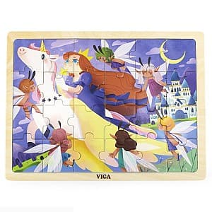 Puzzle VIGA Zburând pe unicorn 44647
