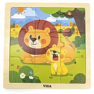 Puzzle VIGA Leoaică și puiul de leu 44627