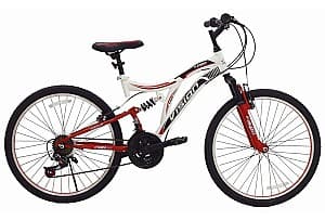 Bicicleta de munte Belderia Vision Kings R24 SKD White/Red/Black