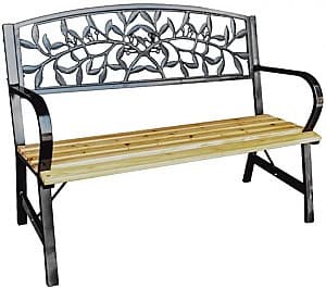 Banca gradina GardenLine Sorina MEB2958 Lemn/Negru