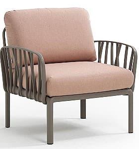 Кресло для террасы Nardi KOMODO POLTRONA 40371.10.066 Тортора (Коричневый)/Розовый Кварц