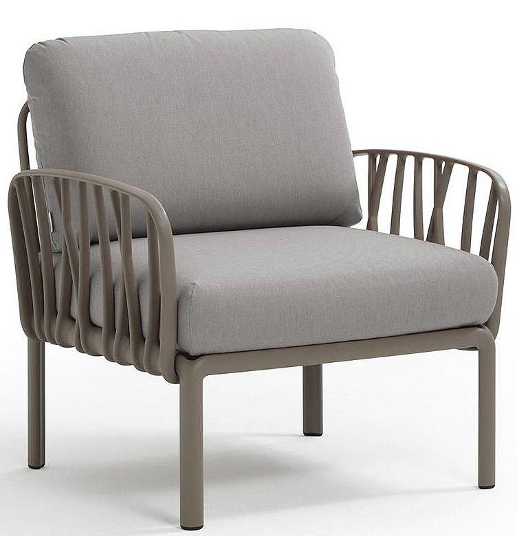 Fotoliu de terasa Nardi KOMODO POLTRONA Tortora (Maro)/Gri