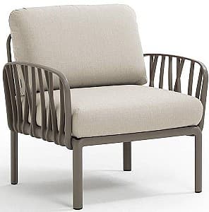 Кресло для террасы Nardi KOMODO POLTRONA 40371.10.131 Tortora (Коричневый)/Tech Panama (Бежевый)