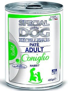 Влажный корм для собак Special Dog EXCELLENCE PATE ADULT RABBIT 400gr