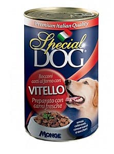 Hrană umedă pentru câini Special Dog Can Chunks with veal 1275gr