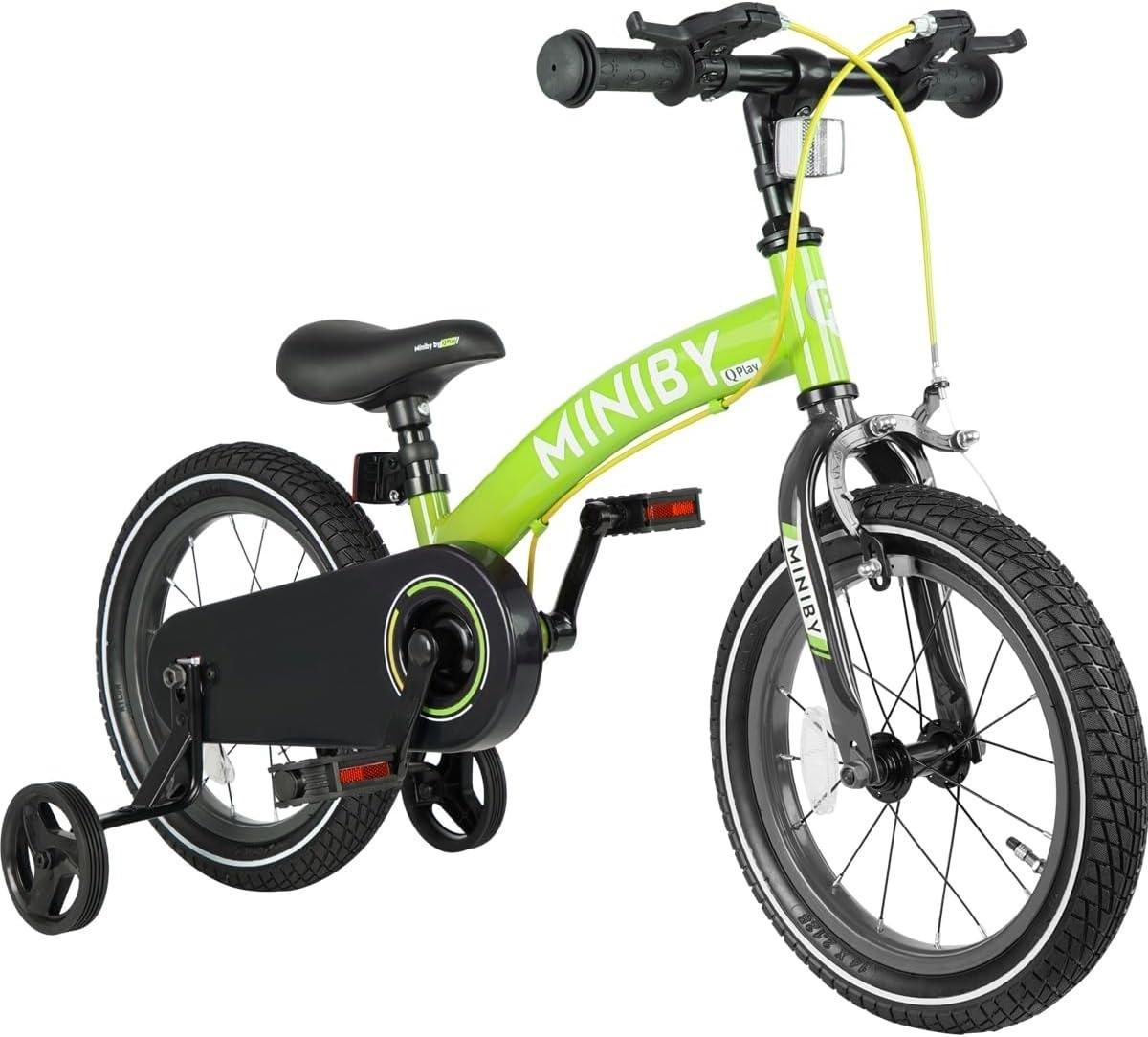 Bicicleta copii QPlay Miniby 3in1 14 Green