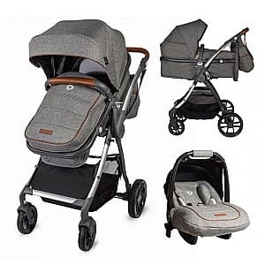 Carucior 3 in 1 Coccolle Acero 3in1 Gray