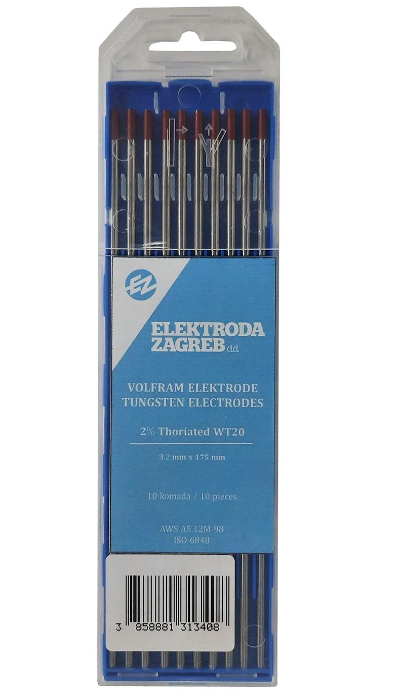 Electrozi pentru sudura EZ WOLFRAM WT20 roșu