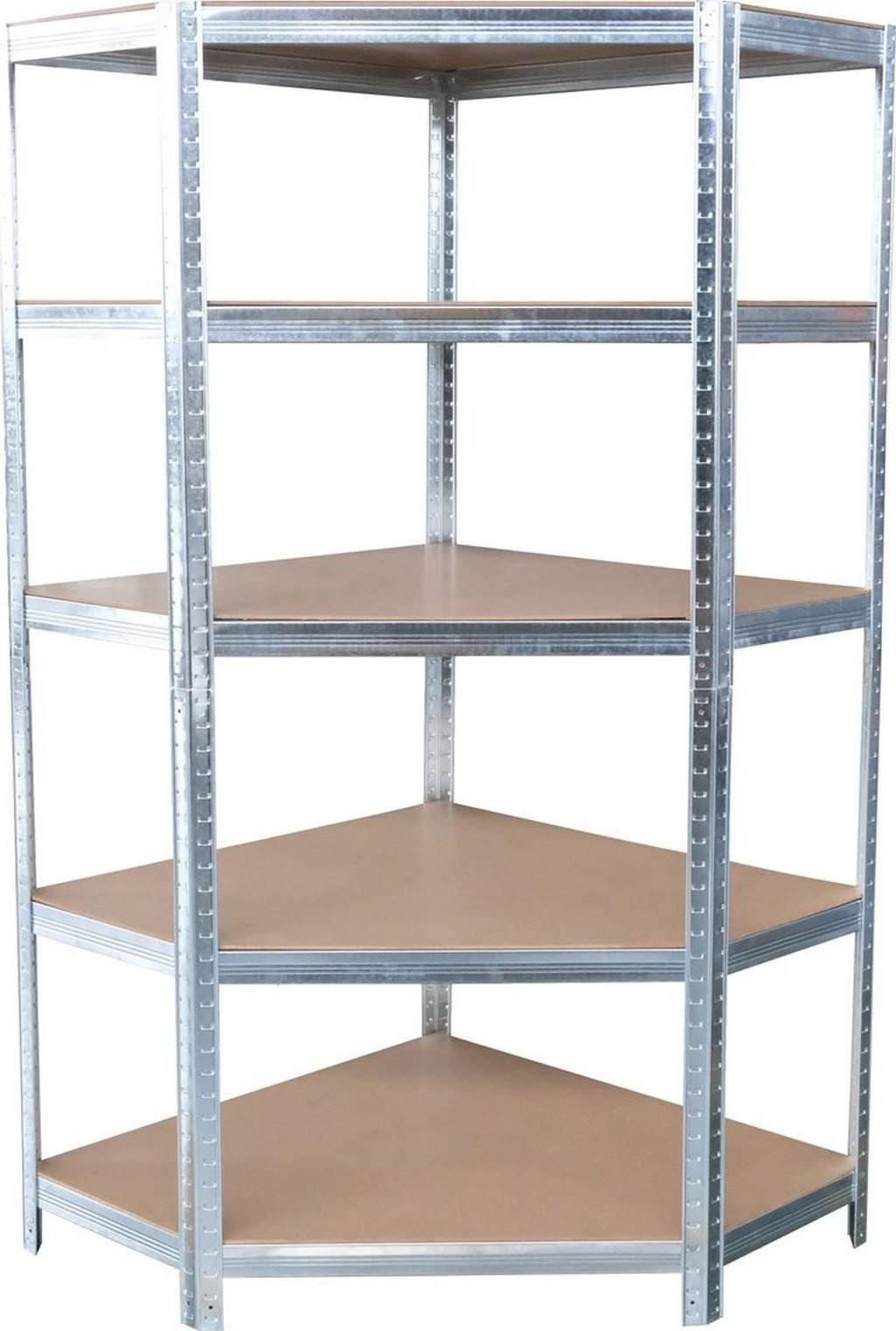 Cтеллаж складской Strend Pro RAT80 180x90x40cm Серебристый/Коричневый