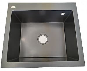 Раковина на кухню Tornado NIKOLI 510x565 Obsidian