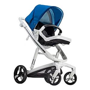 Carucior de plimbare Bebumi Space White ECO (Blue)