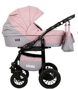 Коляска 2 в 1 Teddy KL-179 SIENA Pink/Gray