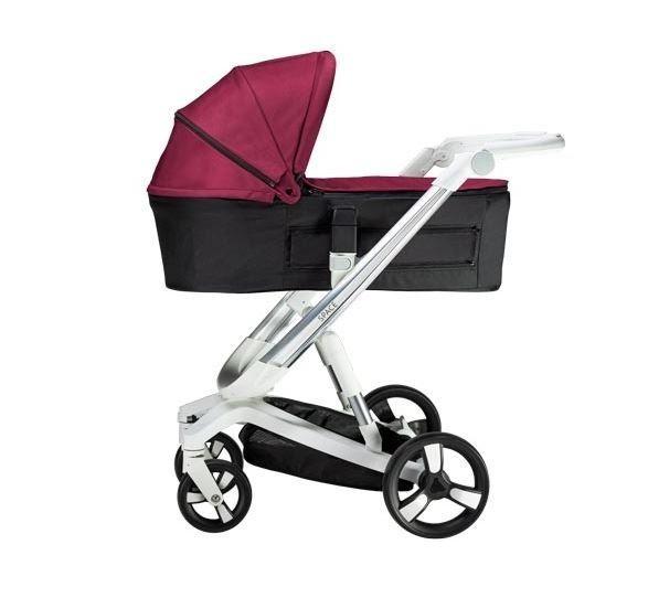 Коляска 2 в 1 Bebumi Space Silver Ruby