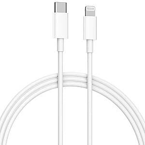 USB сablu Xiaomi Type-C to Lightning 1m White