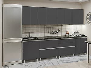 Set mobila bucatarie PS Gola-4 (Trendy Panel) 2.8 m Storm Grey(Gri)