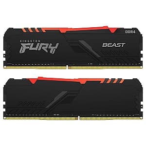 RAM Kingston Fury Beast RGB 64GB DDR4-3600MHz (KF436C18BBAK2/64)