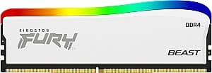 RAM Kingston Fury Beast 8GB DDR4-3200MHz White RGB Special Edition (KF432C16BWA/8)