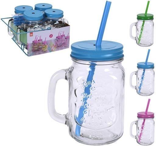 Borcan pentru servire EH сu maner si cu pai 39745