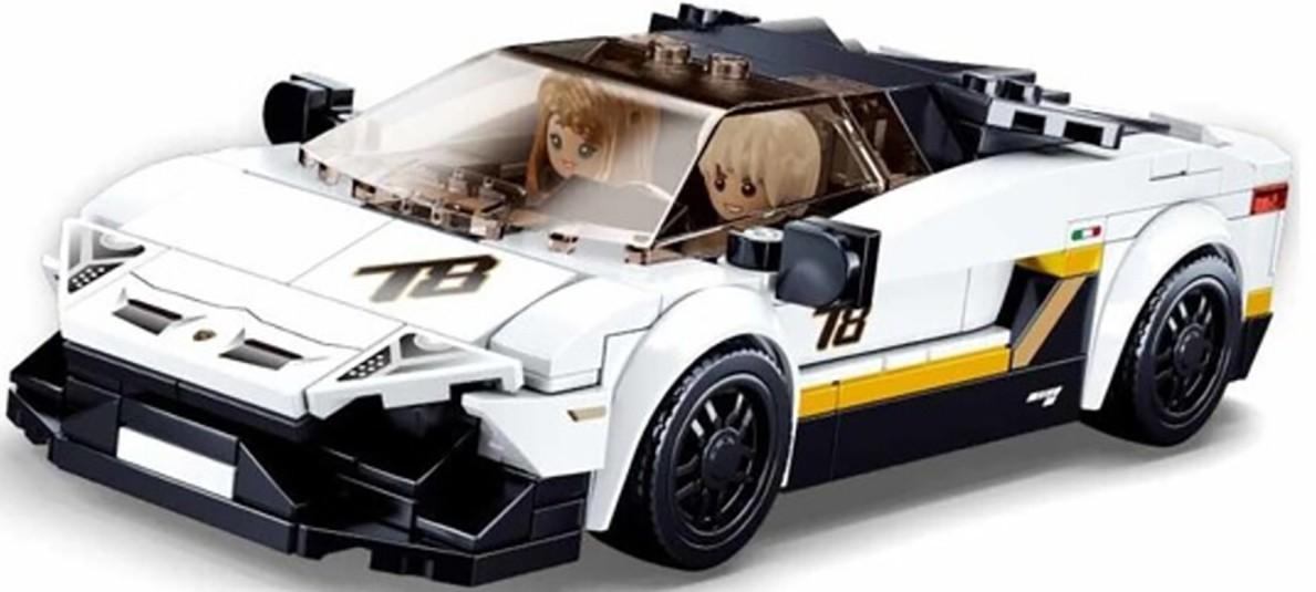 Constructor Sluban Italian Super Car White