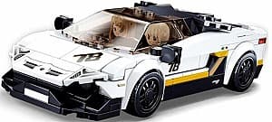 Constructor Sluban Italian Super Car White