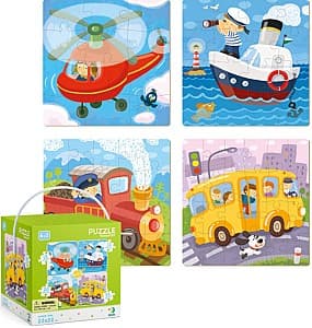 Puzzle Dodo 4 in 1 Transport 300132