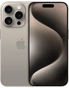 Telefon mobil Apple iPhone 15 Pro 256 GB Natural Titanium