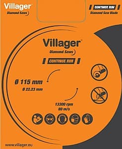 Диск для болгарки Villager DCBT Turbo 180 mm