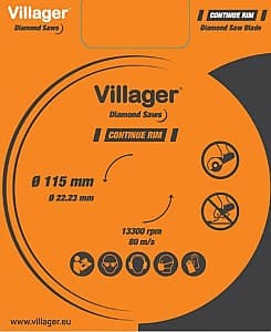 Диск Villager DCBC 180 мм