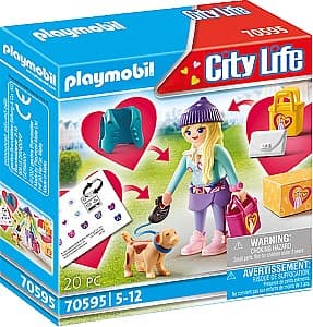 Set de jucarii Playmobil Fashionista with Dog (PM70595)