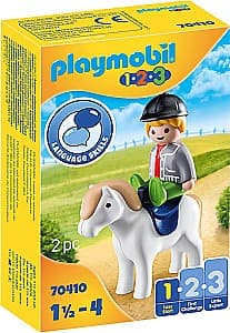 Set de jucarii Playmobil Boy with Pony (PM70410)