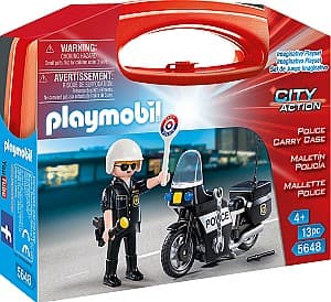 Set de jucarii Playmobil Police carry case (PM5648)