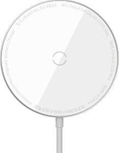 Încărcător Baseus Simple Mini Magnetic White (WXJK-F02)