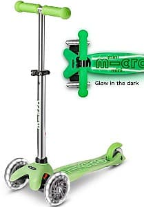 Trotineta Micro Mini Deluxe Glow LED Icy Lime