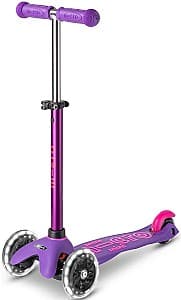 Самокат Micro Mini Deluxe LED Purple Pink