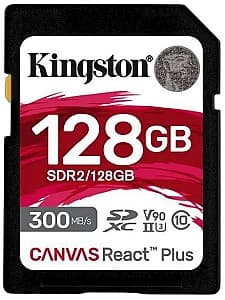 Карта памяти Kingston Canvas React Plus (SDR2/128GB)