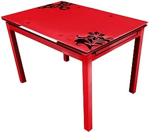 Стеклянный стол Kroll DT3-902 Красный