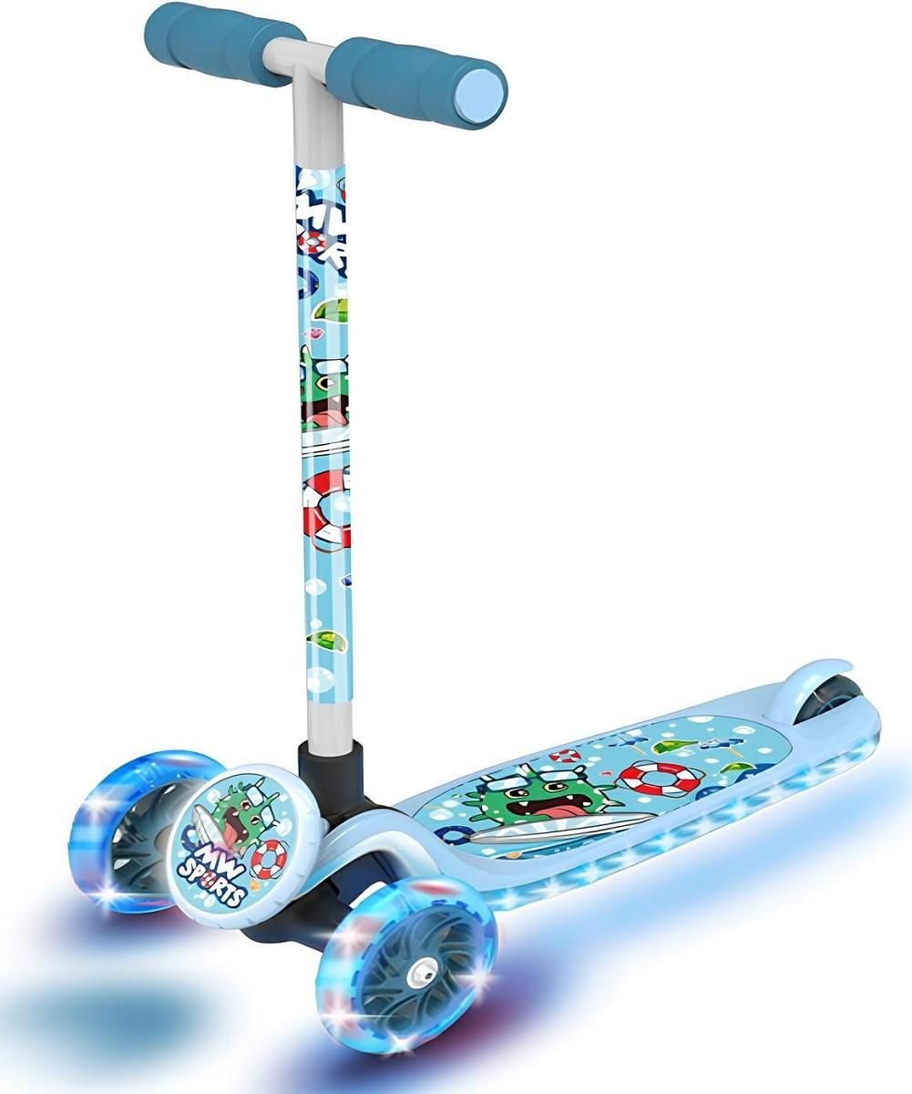 Trotineta Magic Wheels MW LED Blue
