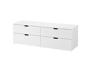 Комод IKEA Nordli 4 ящика 160x54 Белый