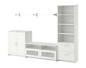 Living IKEA Brimnes/Bergshult 258x41x190 Alb