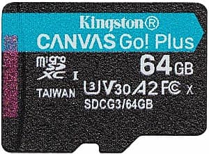Карта памяти Kingston Canvas Cangas Go Plus 64GB (SDCG3/64GB)