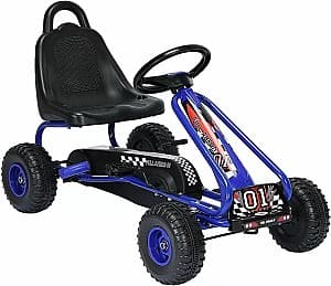 Kart cu pedale Costway TY327797BL Blue/Black