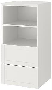 Стеллаж IKEA Smastad/Platsa 2 ящика/с рамой 60x57x123 Белый