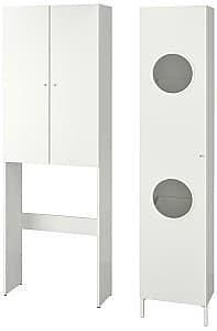 Набор для ванной комнаты IKEA Nysjon с дверцами 105x32x190 Белый
