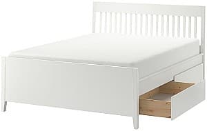 Кровать IKEA Idanas с ящиками 160x200 Белый